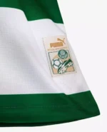 Camisa Palmeiras Sócio Torcedor 25/26 - Torcedor Puma Masculina - Verde e Branca - Listrada - Imagem 3