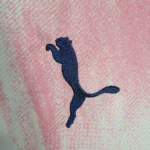 Camisa Palmeiras - Torcedor Puma Masculina - Branca com detalhes em azul e rosa - Imagem 6