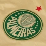 Camisa Palmeiras III 24/25 - Torcedor Puma Masculina - Dourada com detalhes em verde - Imagem 3