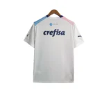 Camisa Palmeiras - Torcedor Puma Masculina - Branca com detalhes em azul e rosa - Imagem 2