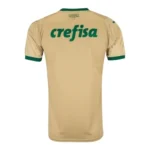 Camisa Palmeiras III 24/25 - Torcedor Puma Masculina - Dourada com detalhes em verde - Imagem 2