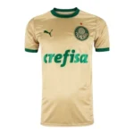 Camisa Palmeiras III 24/25 - Torcedor Puma Masculina - Dourada com detalhes em verde