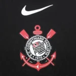 Camisa Corinthians II 25/26 - Torcedor Nike Masculina - Preta e branca - Imagem 2